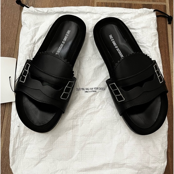 Band of Outsiders - "Loafer Front Slip-On Sandals" - Picture 2 of 8